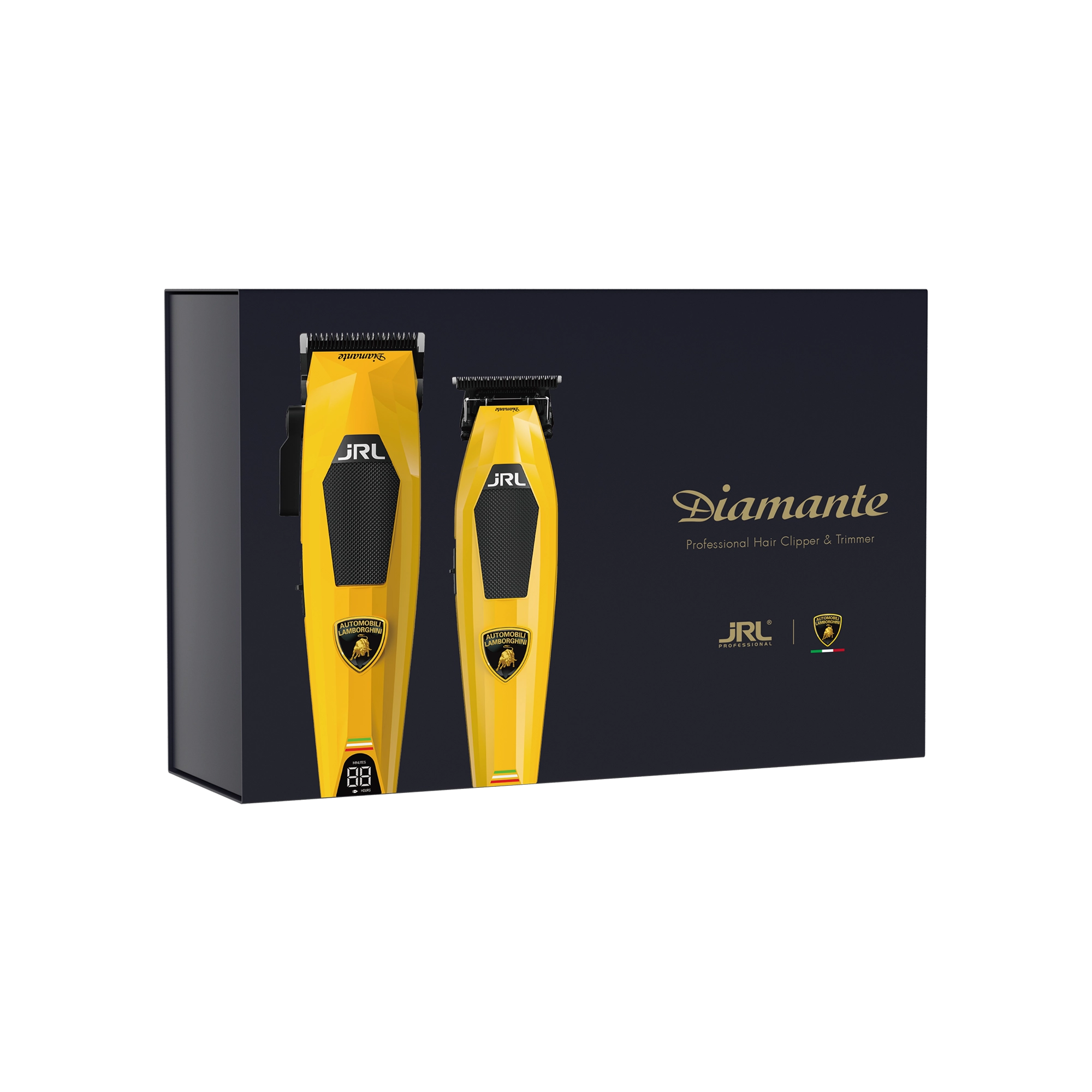 JRL x Lamborghini Diamante Clipper & Trimmer Combo Kit - Gelb