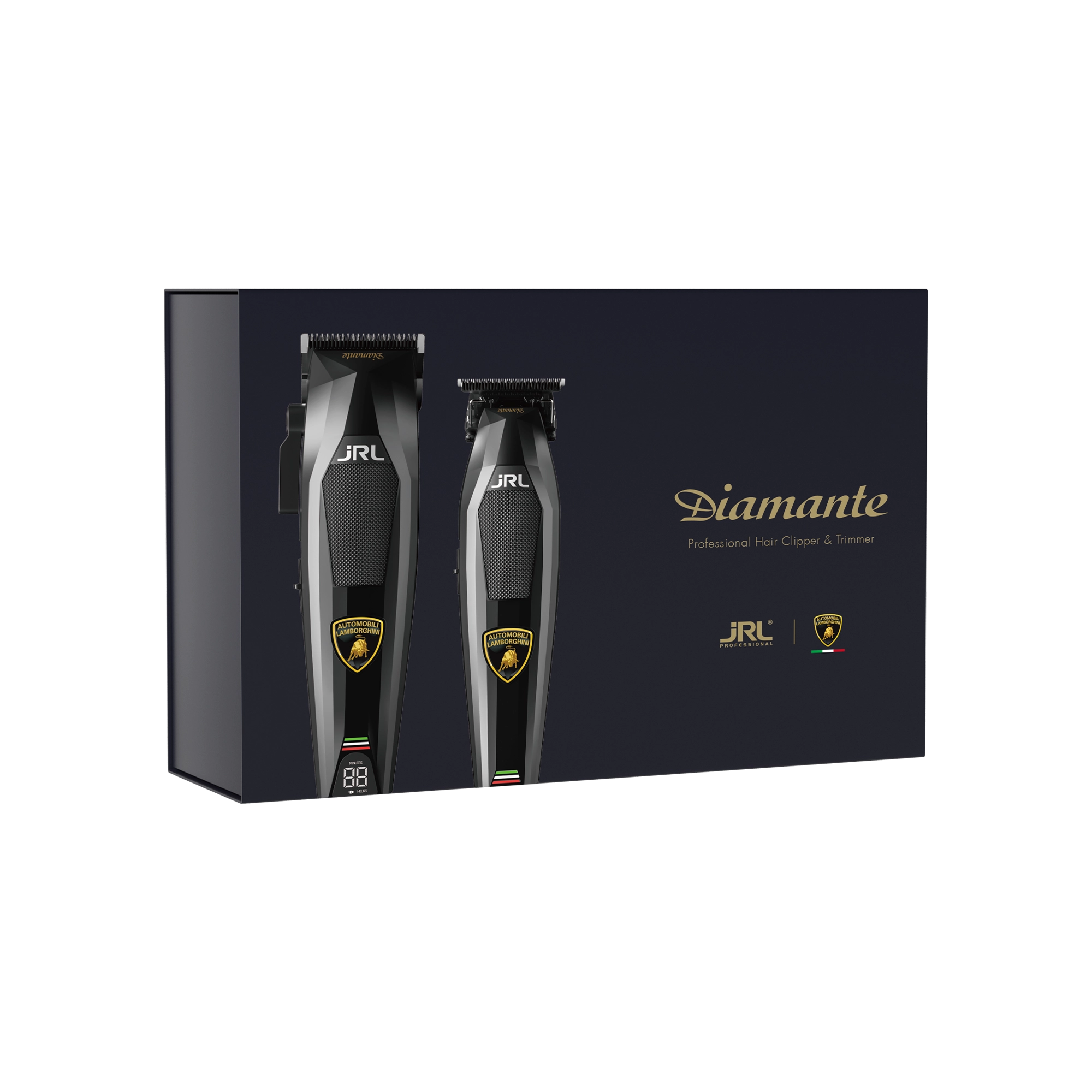 JRL x Lamborghini Diamante Clipper & Trimmer Combo Kit - Schwarz